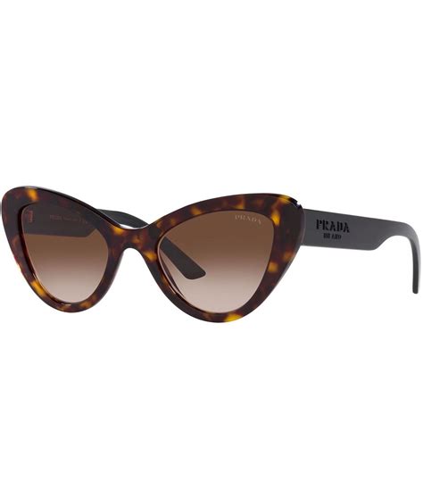 Prada Women's 52mm Havana Cat Eye Sunglasses 